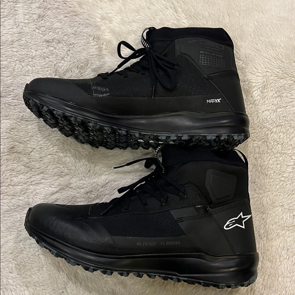 AlpineStars Speedforce riding motorcycle Shoes size 13 - Picture 4 of 11